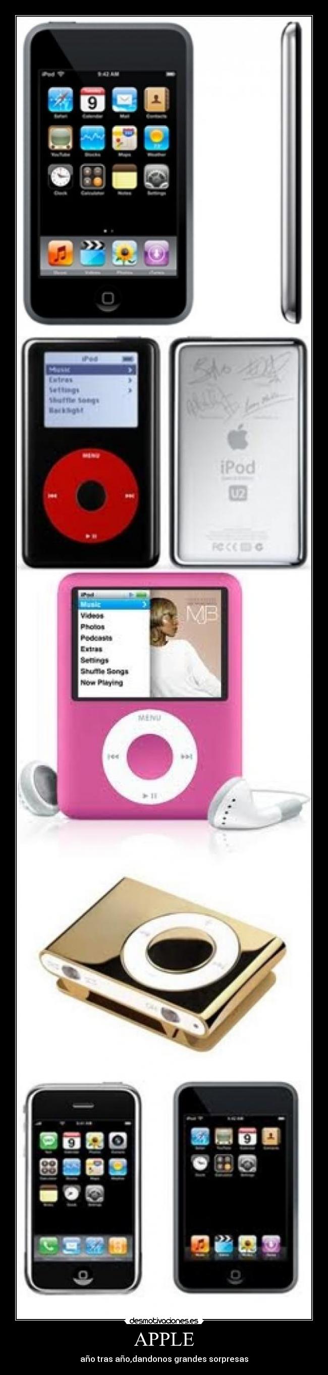 APPLE - año tras año,dandonos grandes sorpresas