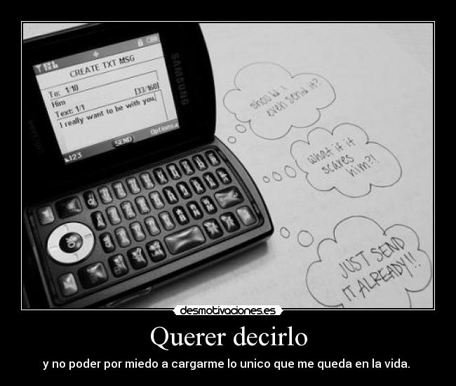 Querer decirlo -