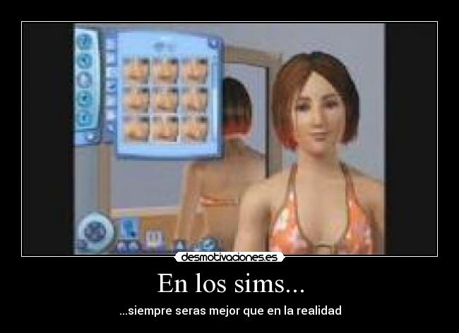 En los sims... - 