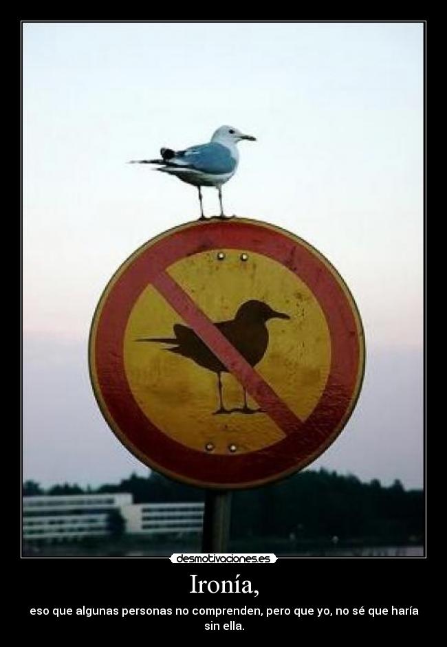 Ironía, -