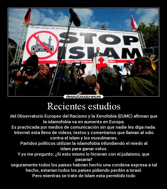 carteles islamofobia racismo xenofobia desmotivaciones