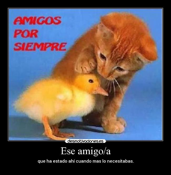 Ese amigo/a - 