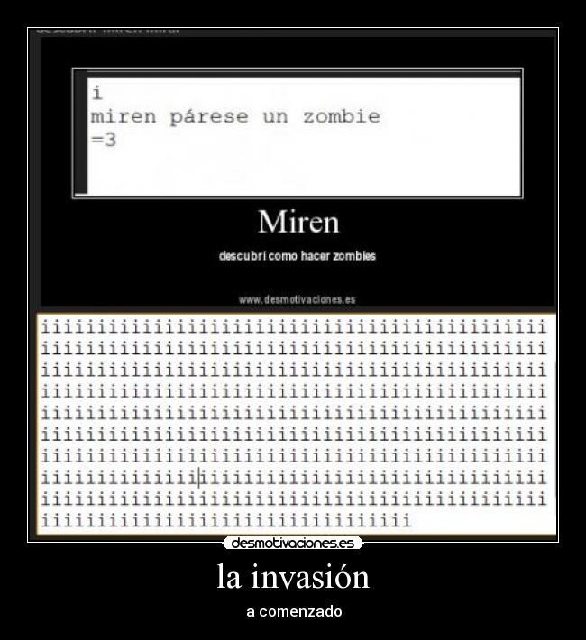 la invasión - a comenzado