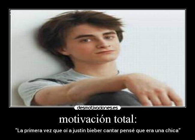 carteles justin bieber harry potter desmotivaciones