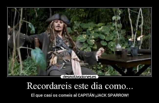 Recordareis este dia como... - 