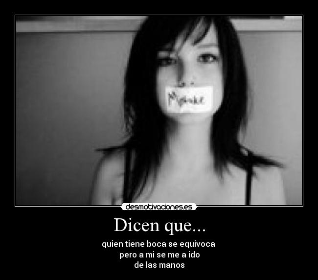 Dicen que... -