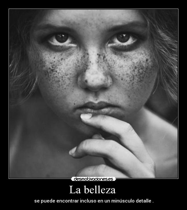 La belleza -