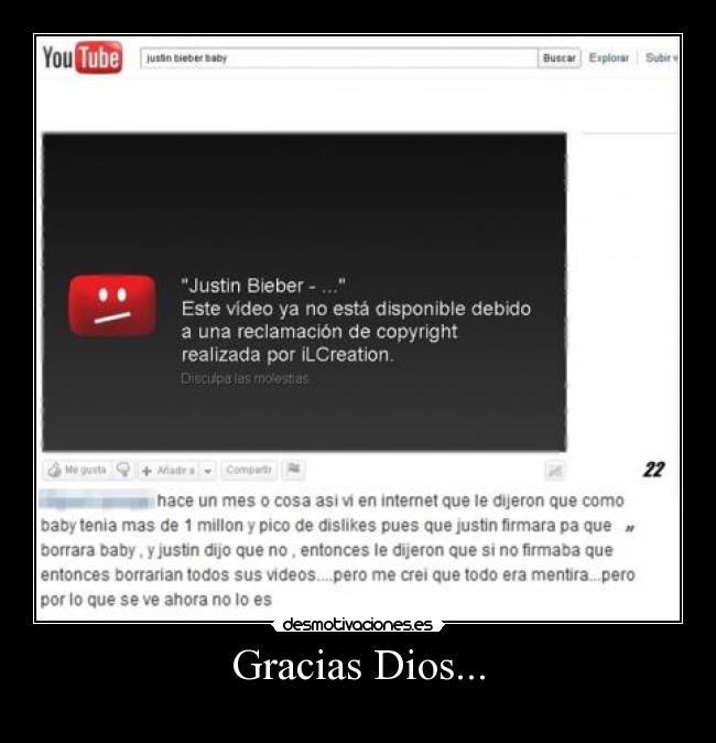 Gracias Dios... -