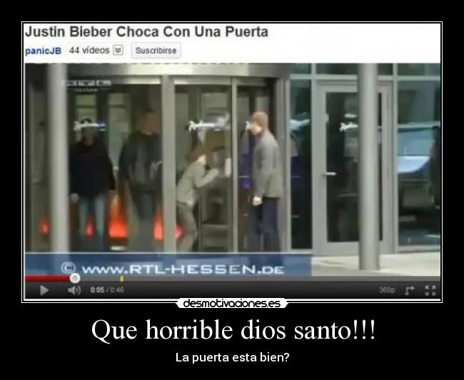 Que horrible dios santo!!! - La puerta esta bien?