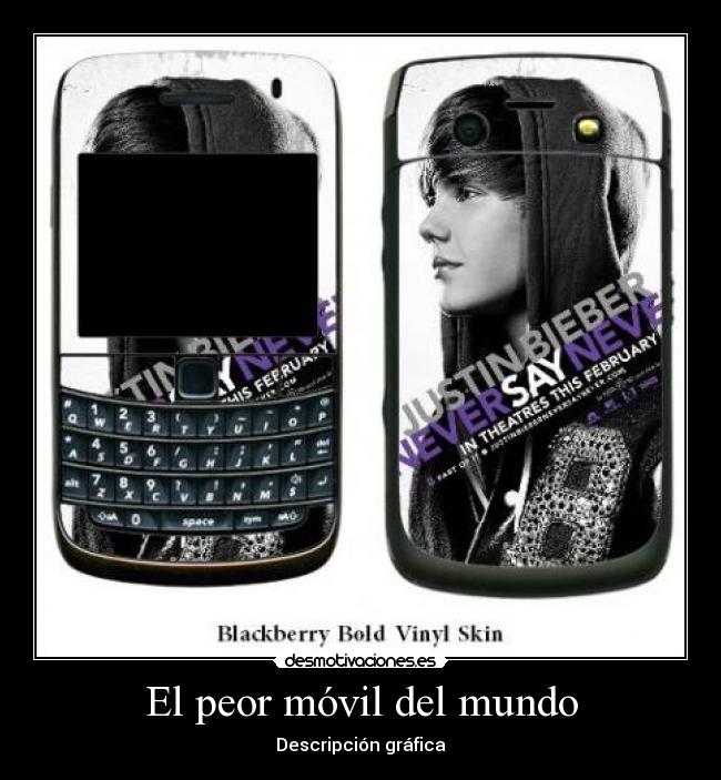 El peor móvil del mundo - Descripción gráfica