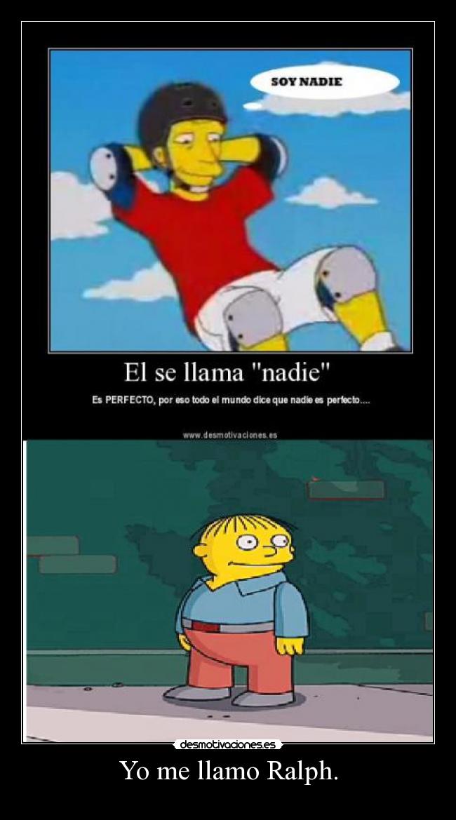 Yo me llamo Ralph. - 