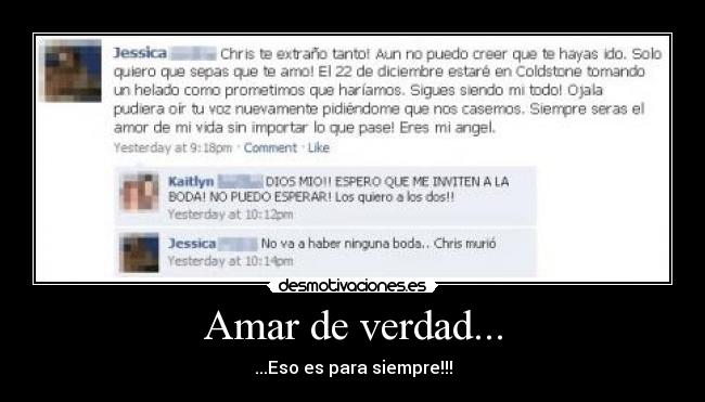 Amar de verdad... - 