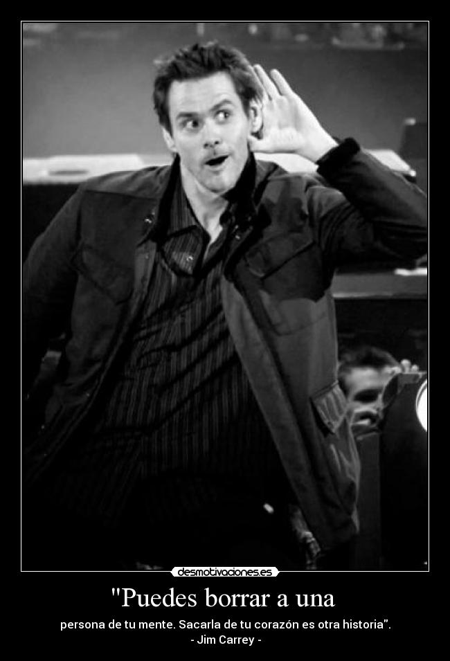 Puedes borrar a una -