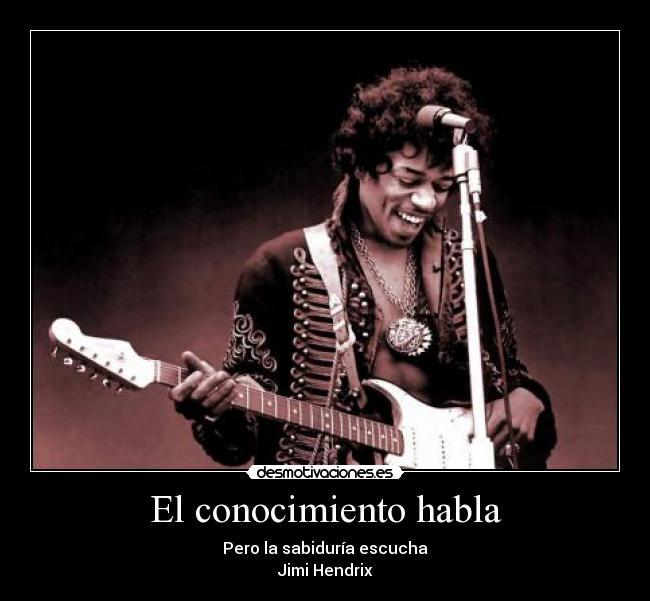 El conocimiento habla - 