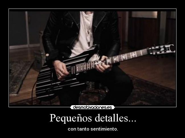 Pequeños detalles... -