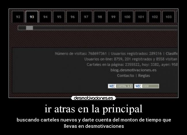 ir atras en la principal -