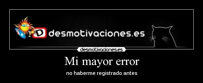 Mi mayor error - 