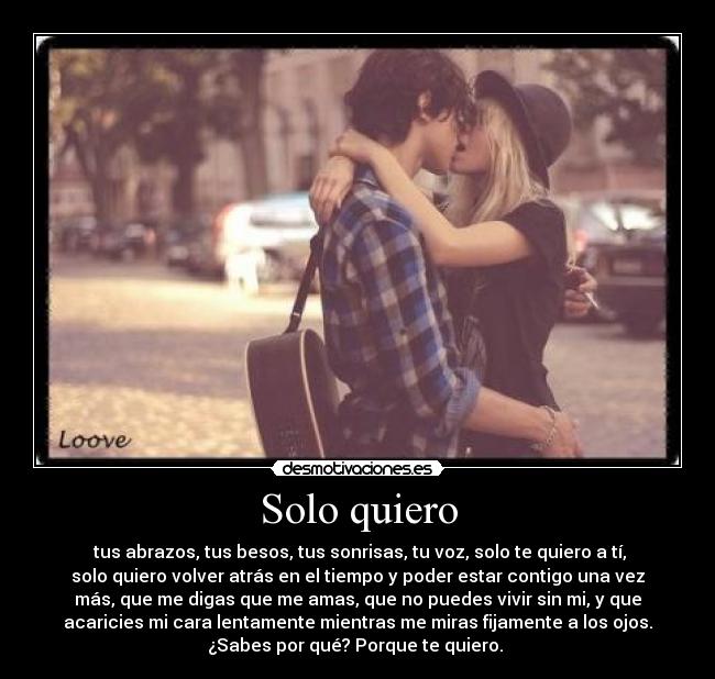 Solo quiero - 