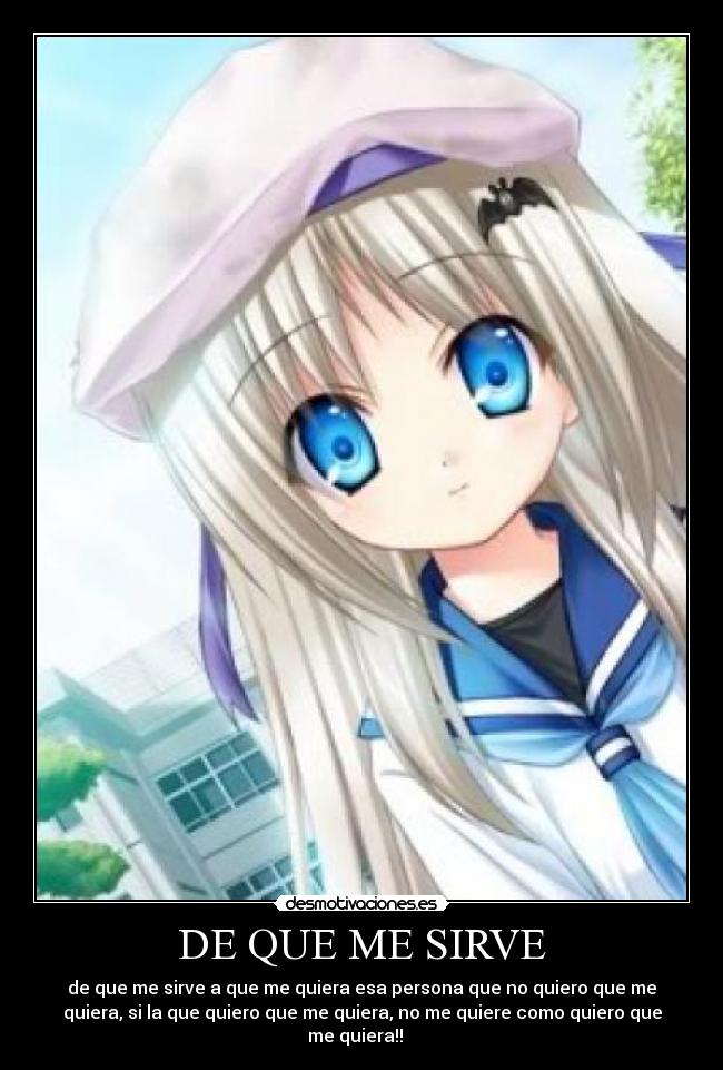 DE QUE ME SIRVE - 