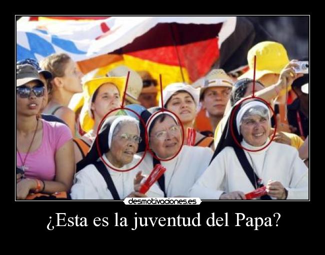 ¿Esta es la juventud del Papa? - 