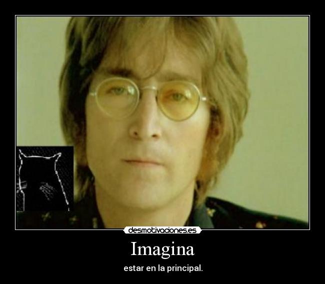 Imagina - estar en la principal.