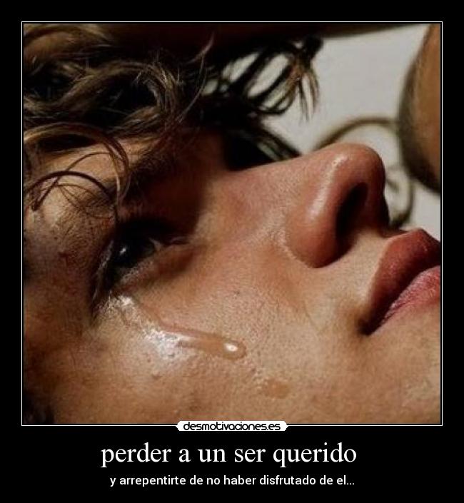 perder a un ser querido -