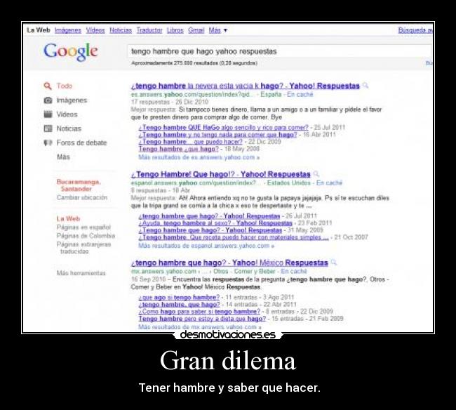 carteles dilema hamrbre desmotivaciones