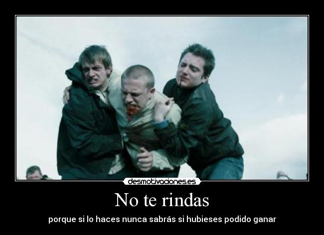 carteles rendirse desmotivaciones