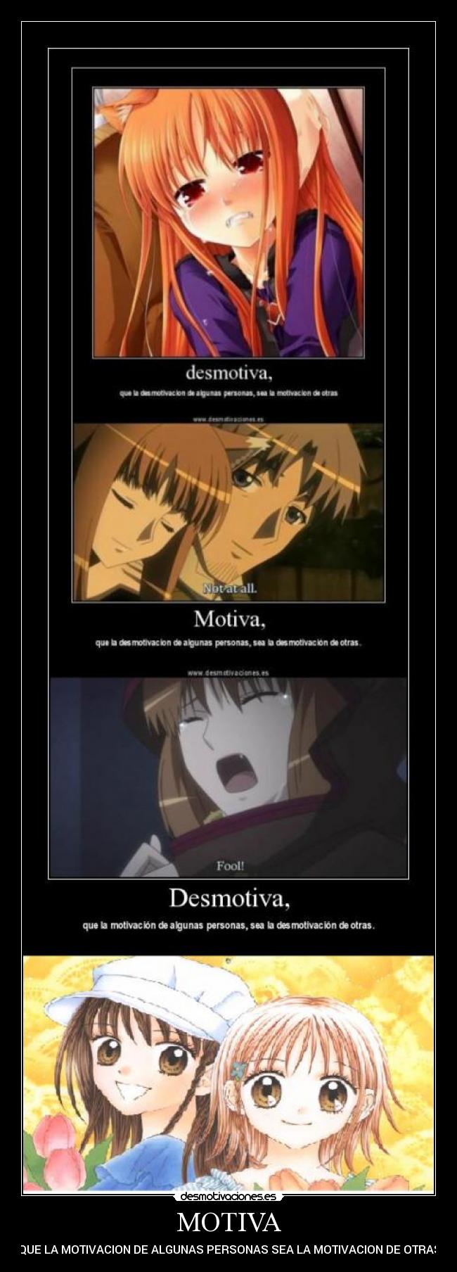 MOTIVA - QUE LA MOTIVACION DE ALGUNAS PERSONAS SEA LA MOTIVACION DE OTRAS