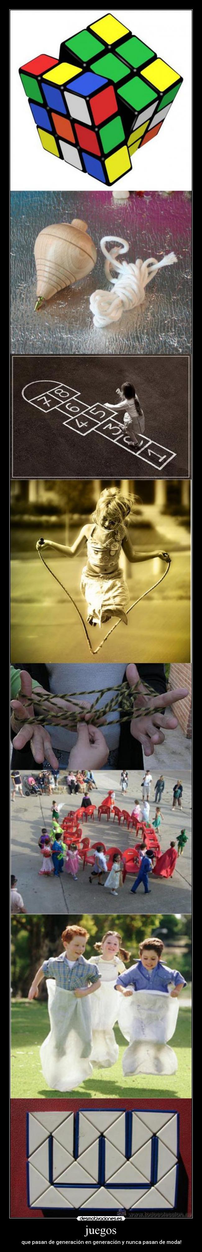 juegos - que pasan de generación en generación y nunca pasan de moda!