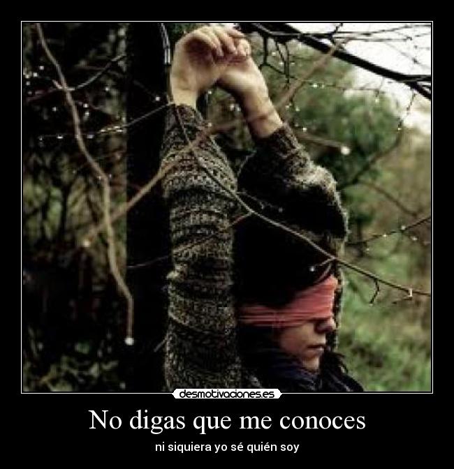 No digas que me conoces -