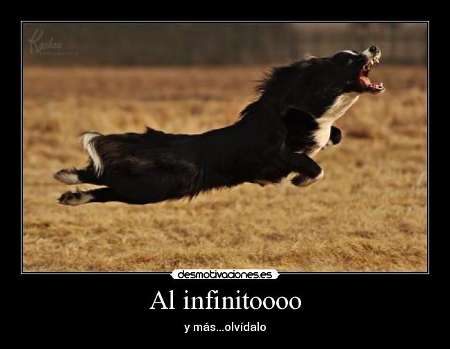 Al infinitoooo - y más...olvídalo