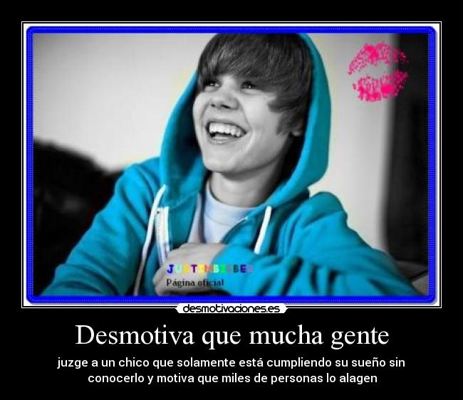 Desmotiva que mucha gente - 