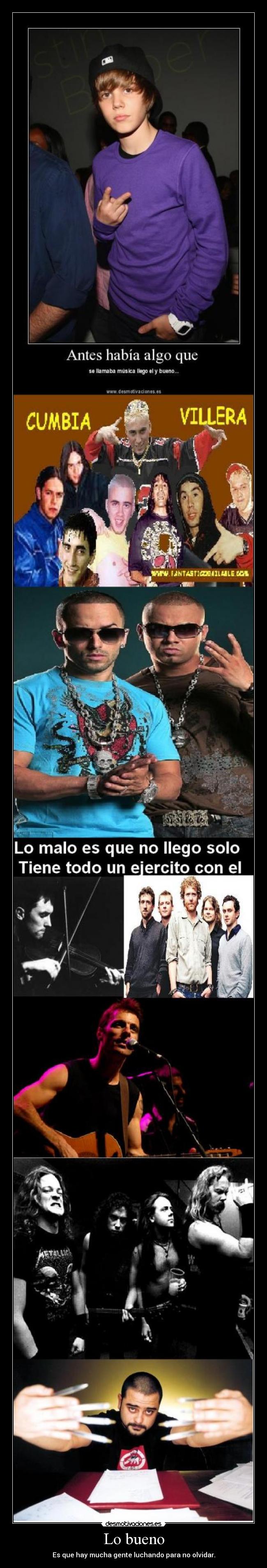 Lo bueno - Es que hay mucha gente luchando para no olvidar.