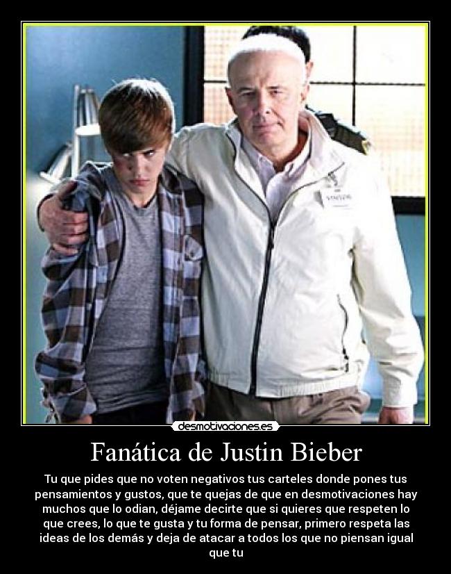 Fanática de Justin Bieber -