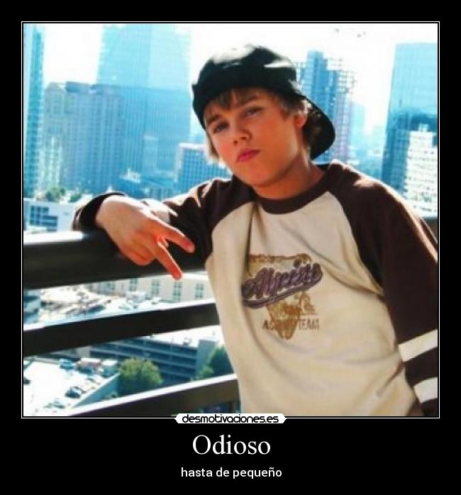 carteles justin bieber odioso hasta pequeno desmotivaciones