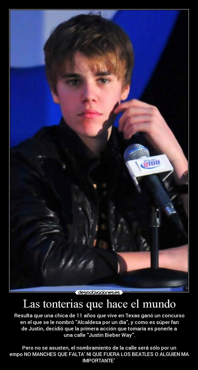 Las tonterias que hace el mundo -