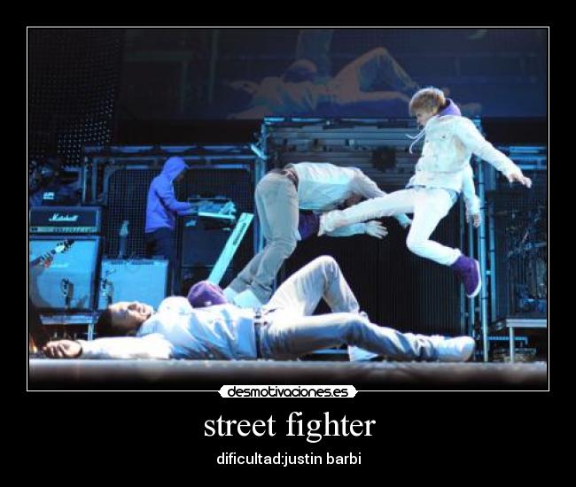 street fighter - dificultad:justin barbi