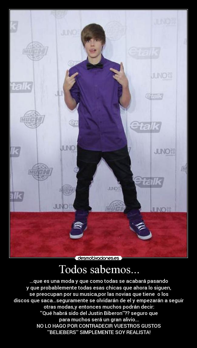 carteles justin bieber desmotivaciones