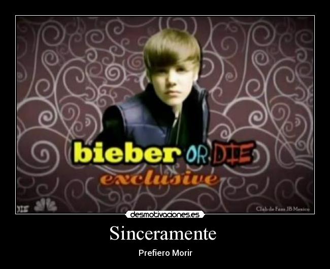 Sinceramente  - Prefiero Morir