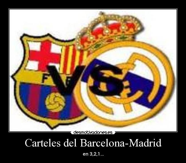 Carteles del Barcelona-Madrid -