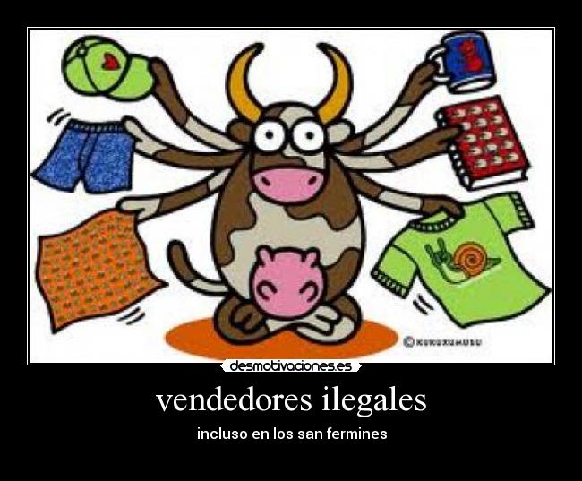 vendedores ilegales -