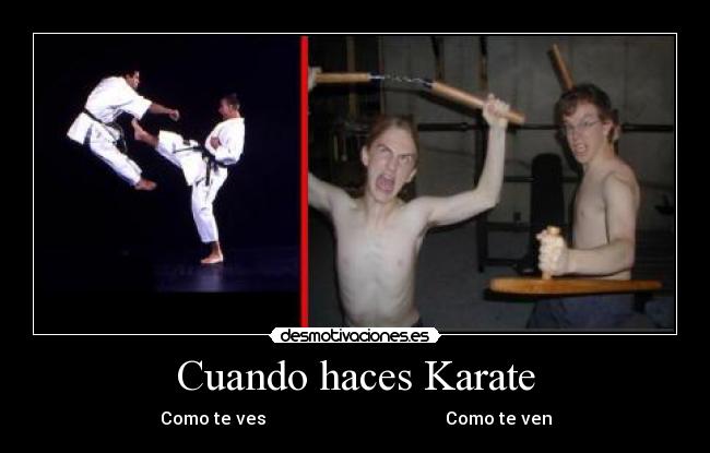 Cuando haces Karate - 
