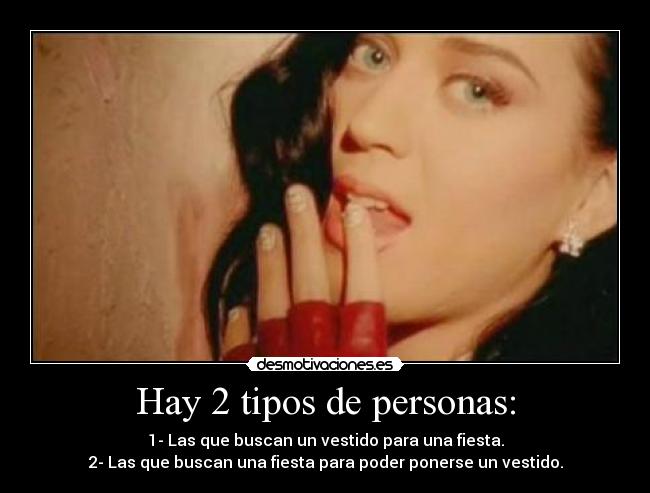 Hay 2 tipos de personas: - 