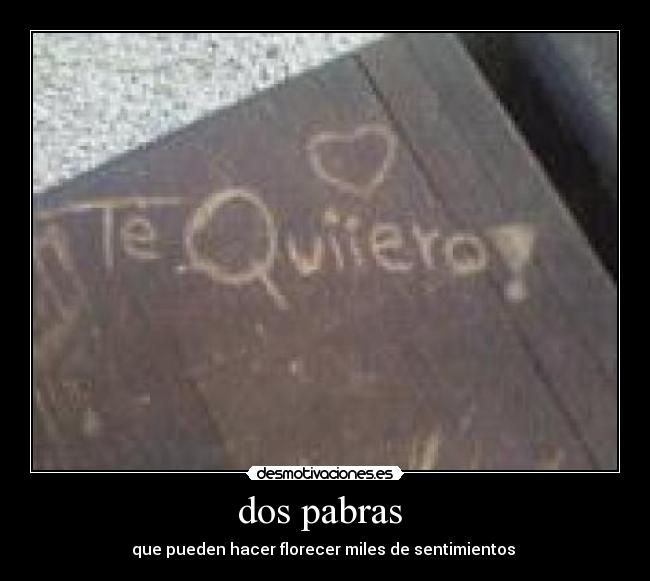 dos pabras -