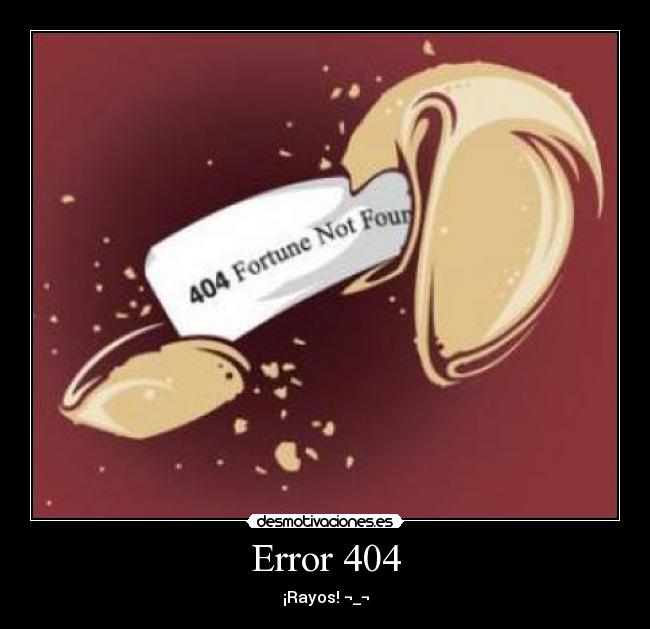 Error 404 -
