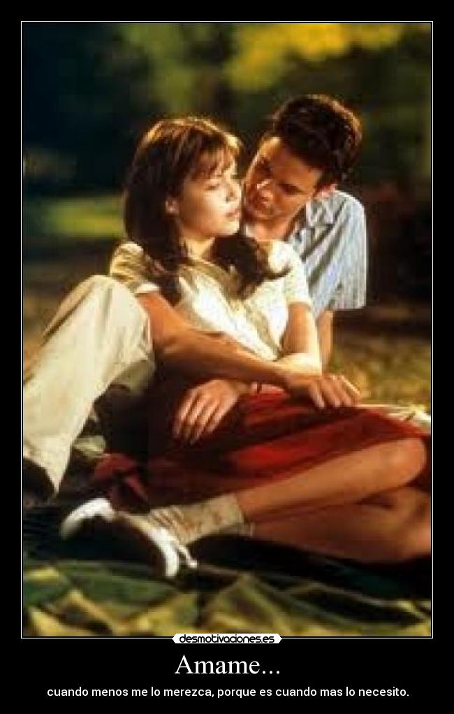 Amame... -