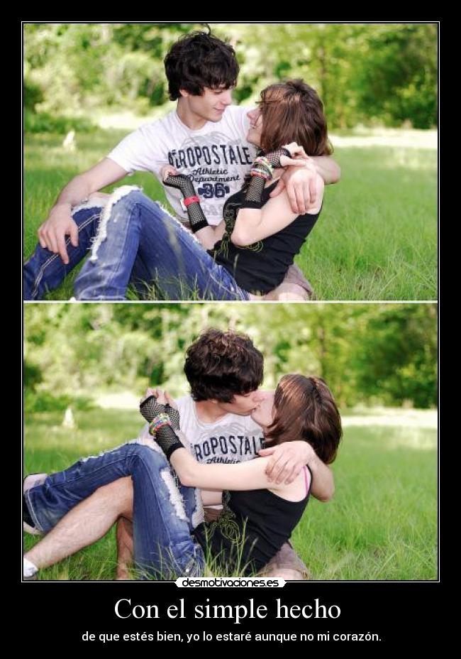 Con el simple hecho  - 