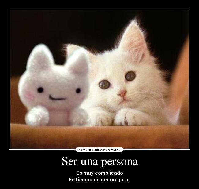 Ser una persona -