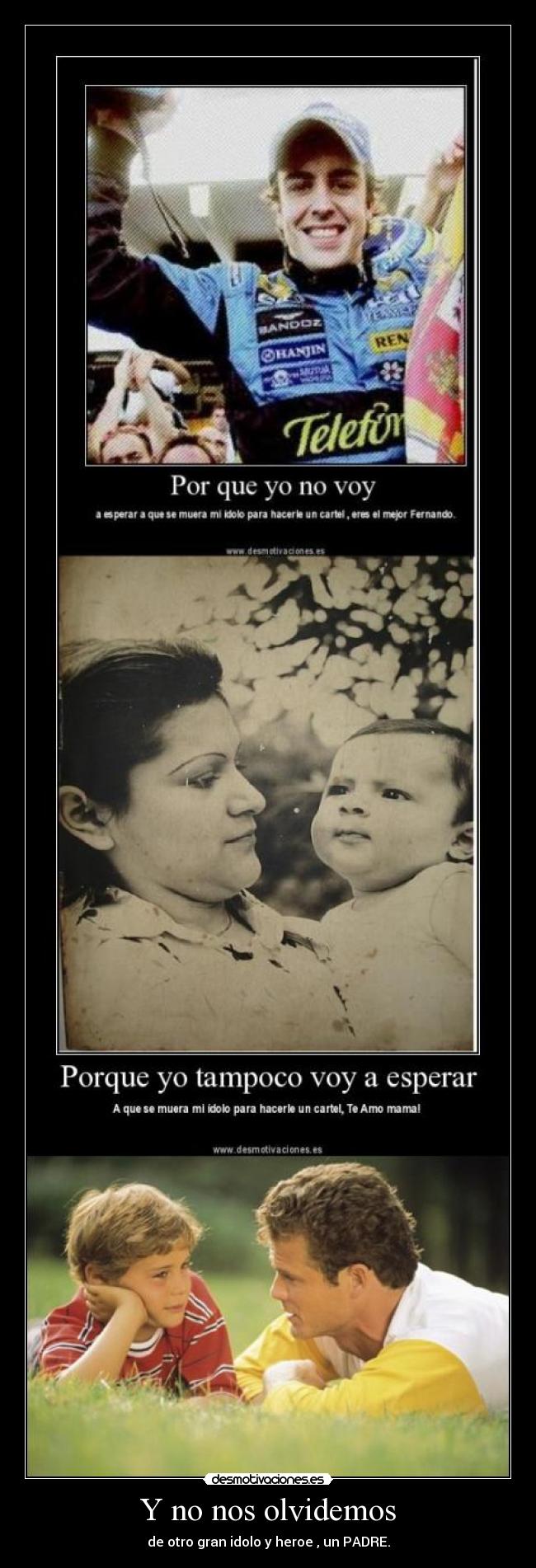 Y no nos olvidemos -